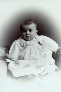 Latvia Riga Child Baby Old CDV Eggert Photo 1870