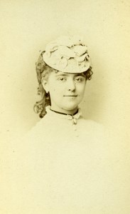 France Paris Actress Berthe Girardin Old CDV Reutlinger Photo 1870