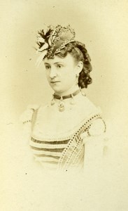 France Paris Actress Miss Meralda Old CDV Reutlinger Photo 1870