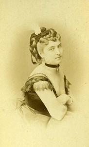 France Paris Actress Miss Marguerite Old CDV Reutlinger Photo 1870