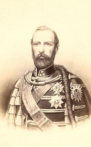 Charles XV Sweden King, Neurdein, old CDV Photo 1865'