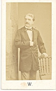 B. Millout Cherblanc France Signed old CDV Photo 1873