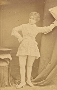 Mlle Duvernay Theatre Actress Le Petit Duc France old CDV Photo 1880