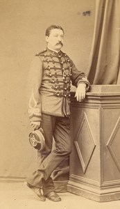 Vernon France Military Uniform Old CDV Photo 1880'