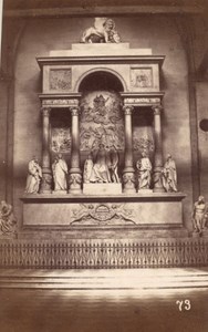 Italy Venice Tiziano Monument Venezia Old Naya CDV Photo 1867