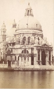 Italy Venice Chiesa della Salute Venezia Old Naya CDV Photo 1867
