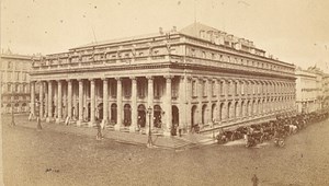 France old CDV Photo 1880 Bordeaux Big Theater