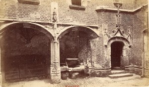 France old CDV Photo 1880 Tours Tristan Lhermitte House