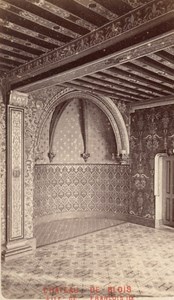 France old CDV Photo 1880 Blois Castle Francois I