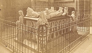 France old CDV Photo 1880 Nantes Francois II Tomb
