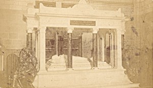 France old CDV Photo 1880 Nantes Lamoriciere Tomb