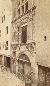 France old CDV Photo 1880 Orleans Agnes Sorel House