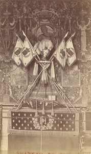 France old CDV Photo 1880 Pau Castle Henri IV Cradle