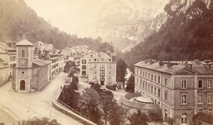 France old CDV Photo 1880 Eaux Chaudes General View