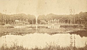France old CDV Photo 1880 Amiens Hautoie Park