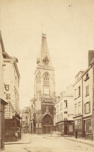 France old CDV Photo 1880 Amiens Saint Leu Church