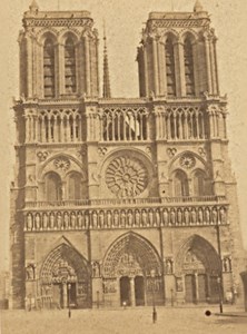 Notre Dame Church Paris Second Empire CDV Photo 1867