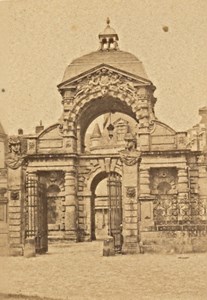 Fontainebleau Castle Second Empire old CDV Photo 1867