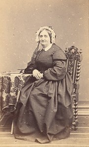 Hyere France Woman Fashion Second Empire CDV Photo 1865