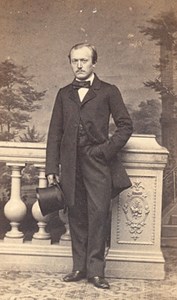 France Man Fashion Second Empire CDV Photo Langrene1865