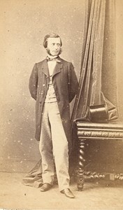 Amiens France Man Fashion Second Empire CDV Photo 1865