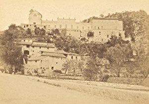 French Riviera Saint André Panorama Nice France Old CDV Photo 1865