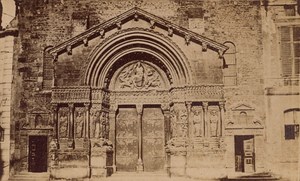 Ste Trophime Church Arles Old CDV Photo 1875
