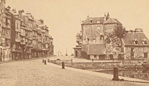 Honfleur Quai Ste Catherine France Old CDV Photo 1875