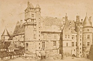 Bourges Jacques Coeur Palace Cher Old CDV Photo 1875