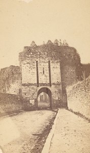 Dinan St Malo City Gate Cotes du Nord France CDV Photo 1875