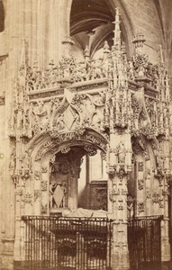 Brou Royal Monastery Bourg en Bresse Ain France CDV Photo 1865