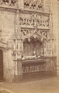 Brou Royal Monastery Bourg en Bresse Ain France CDV Photo 1865