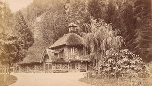 Luchon Buvette du Pre Haute Garonne France Old CDV Photo 1880