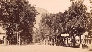 Luchon Etigny Alley Haute Garonne France Old CDV Photo 1880