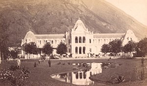 Luchon Casino Haute Garonne France Old CDV Photo 1880