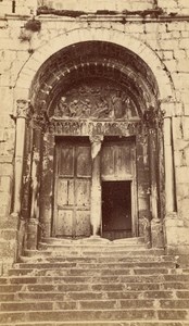 Saint Bertrand de Comminges Cathedral Old CDV Photo 1880