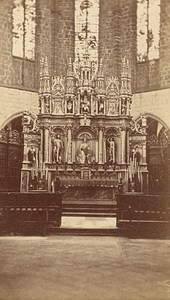 Saint Bertrand de Comminges Cathedral Old CDV Photo 1880