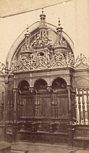 Saint Bertrand de Comminges Cathedral Old CDV Photo 1880