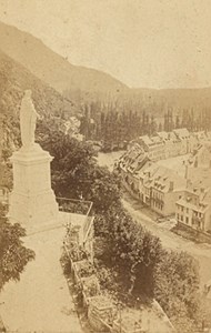 St Beat Panorama Virgin France Old CDV Photo 1880