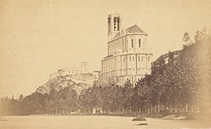 Toulouse ? Church Haute Garonne France Old CDV Photo 1880