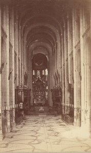 Toulouse Church Haute Garonne France Old CDV Photo 1880