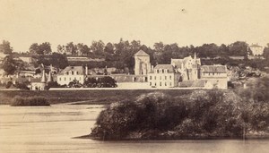 Tours Marmoutier Abbey Indre/Loire Old CDV Photo 1870