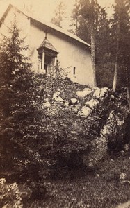 Grande Chartreuse Chapel Alps Old CDV Photo 1865