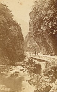 Grande Chartreuse Desert Entry Alps Old CDV Photo 1876