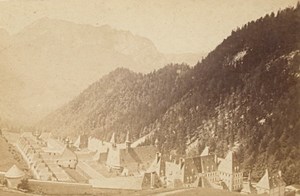 Grande Chartreuse Panorama Alps Old CDV Photo 1865