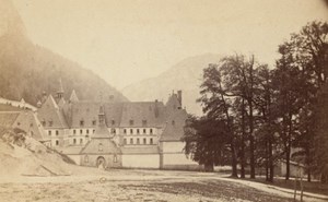 Grande Chartreuse Convent Alps Old CDV Photo 1865