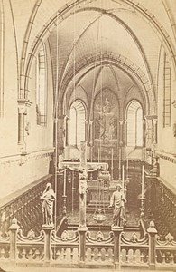 Grande Chartreuse Convent Church Alps CDV Photo 1875