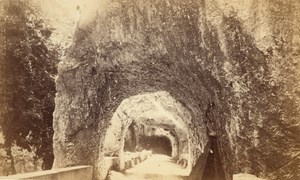 Pont en Royans Goulets Pass Isere Old CDV Photo 1865