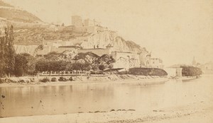 Grenoble Forts France Door Isere Old CDV Photo 1865