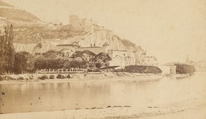 Grenoble Forts France Door Isere Old CDV Photo 1865